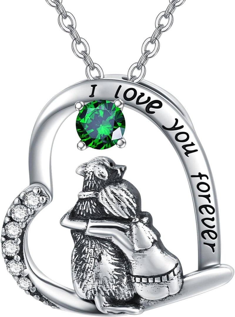 SIMONLY Store Mothers Day Gifts 925 Sterling Silver Dog Necklace Dog Pendant Necklace for Girls Dog Memorial Jewelry Gifts for Women Dog Lovers - Image 1